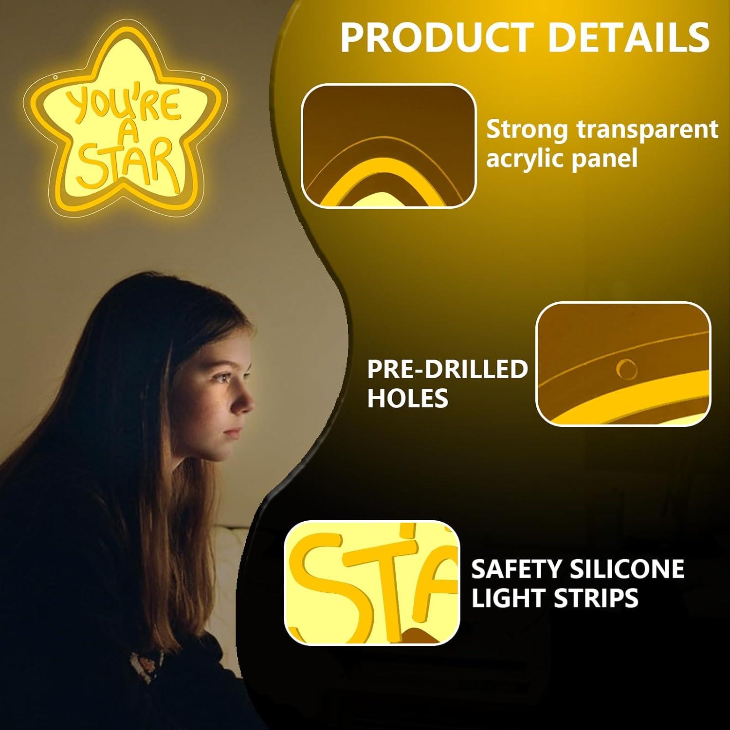 You're A Star Neon Sign USB Di - Neon Sign Party recensie en prijs