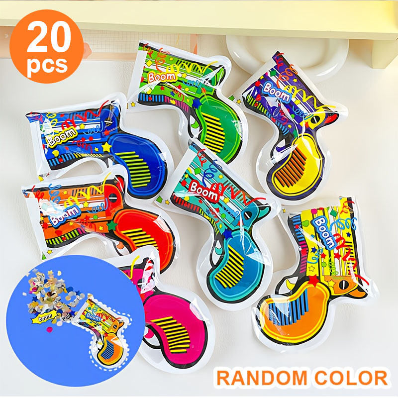 20 Colorful Confetti Poppers,  - Confetti Cannon Tube recensie en prijs