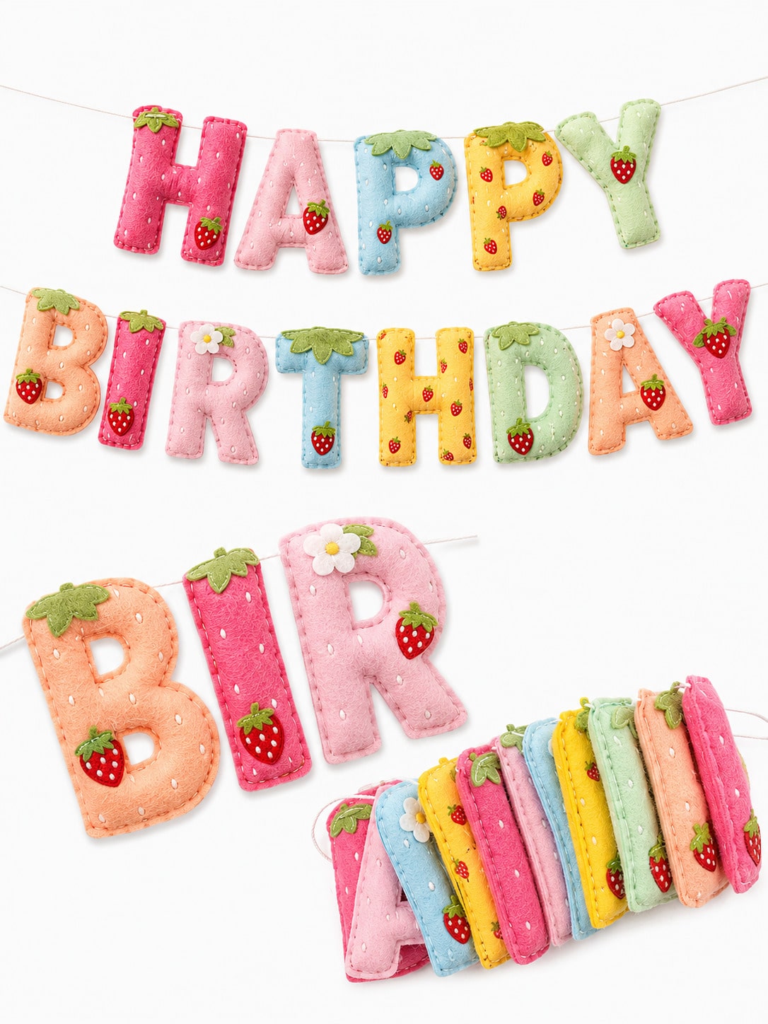 Strawberry Theme Happy Birthda - Dessert Table Backdrop recensie en prijs