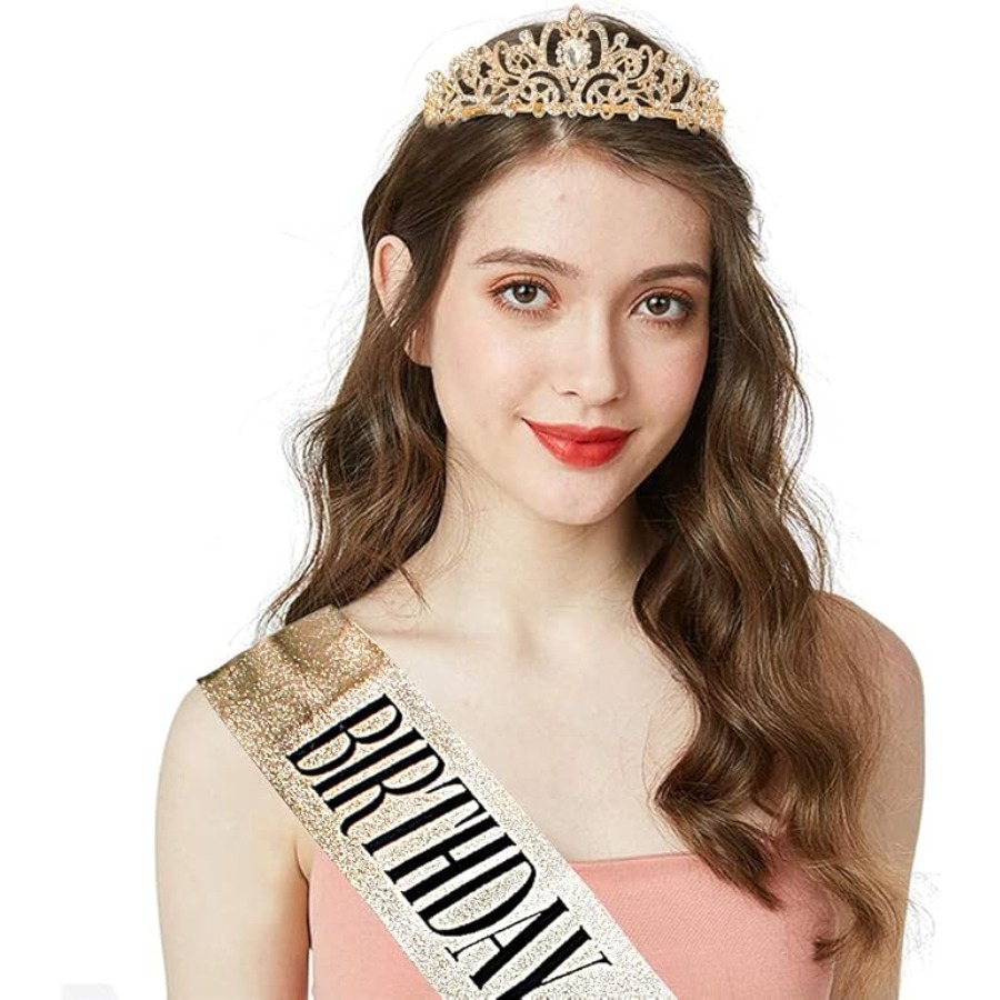 Birthday Queen Sash & Rhinesto - Birthday Sash Glitter recensie en prijs