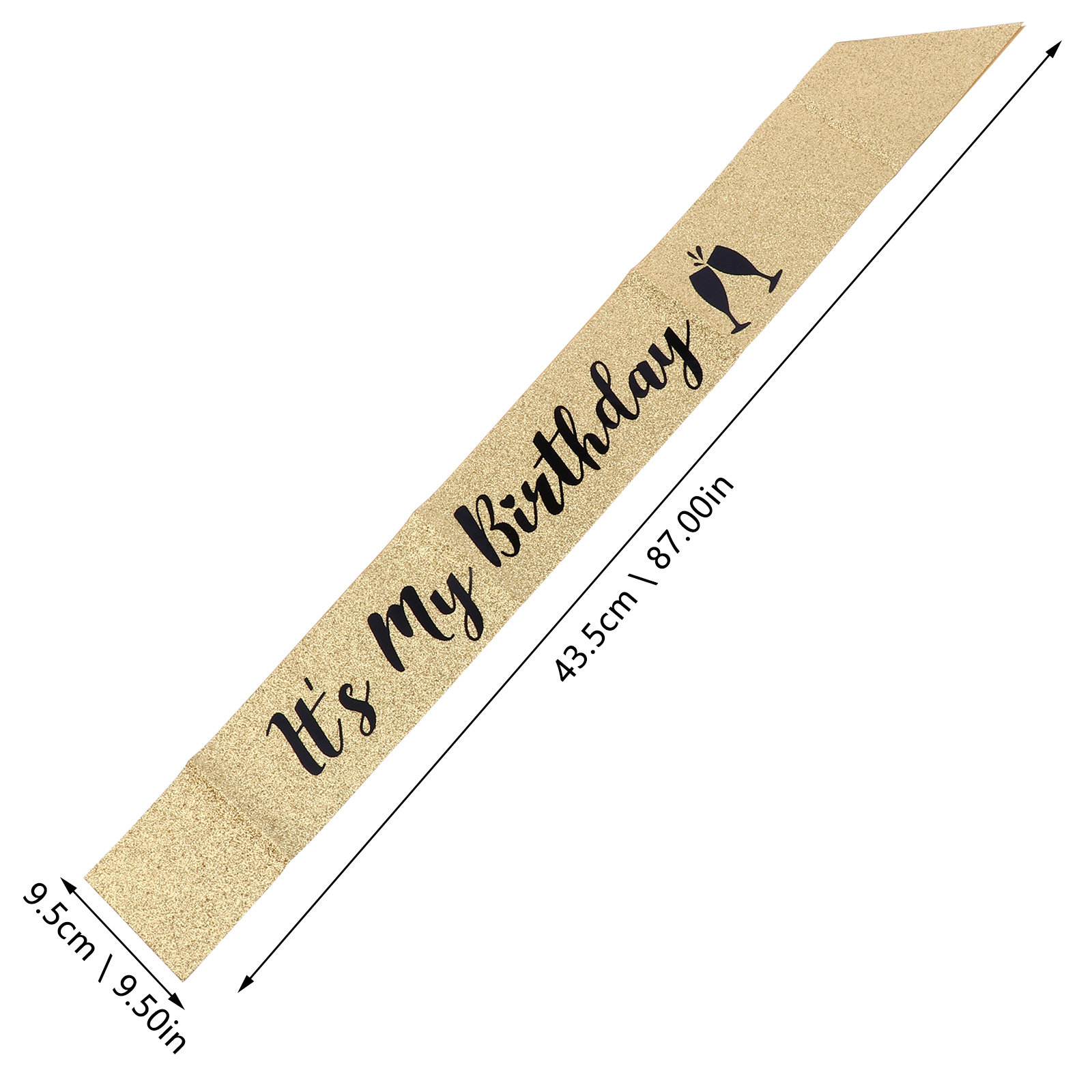 1Pcs Birthday Sash Shoulder Be - Birthday Sash Glitter recensie en prijs