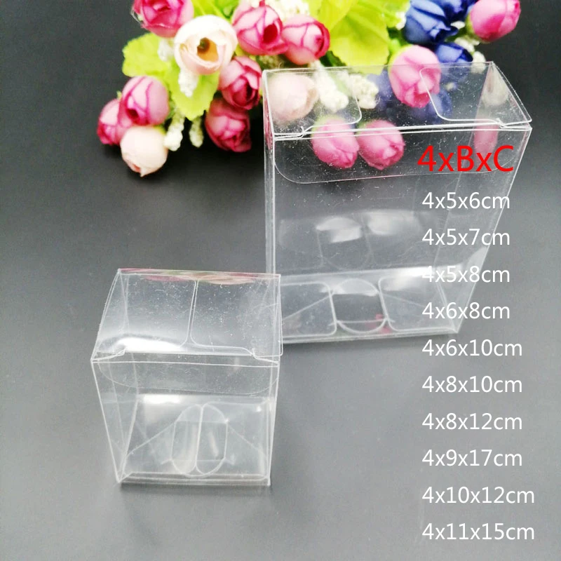 50pcs 4xBxC Rectangle Transpar - Event Party Box recensie en prijs