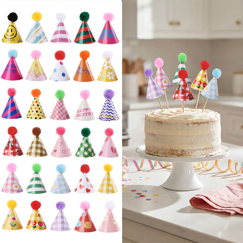 15/30Pcs Mini Party Hats Cake  - Party Hat Cone recensie en prijs
