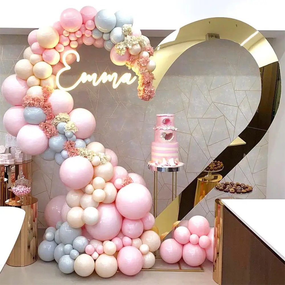 Hot Sale Gold Trim Flower Acry - Party Event Supplier recensie en prijs