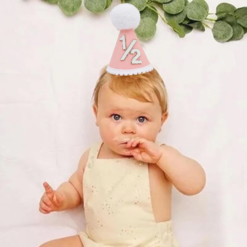 1/2 Birthday Hat Mini Cone Hat - Party Hat Cone recensie en prijs