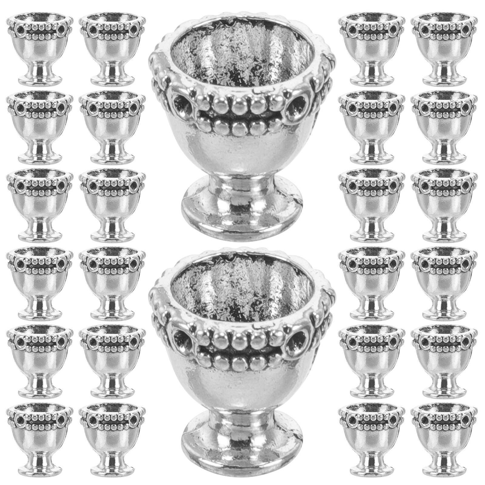 50Pcs Vintage Alloy Wine Cup C - Plastic Cup 50Pcs recensie en prijs