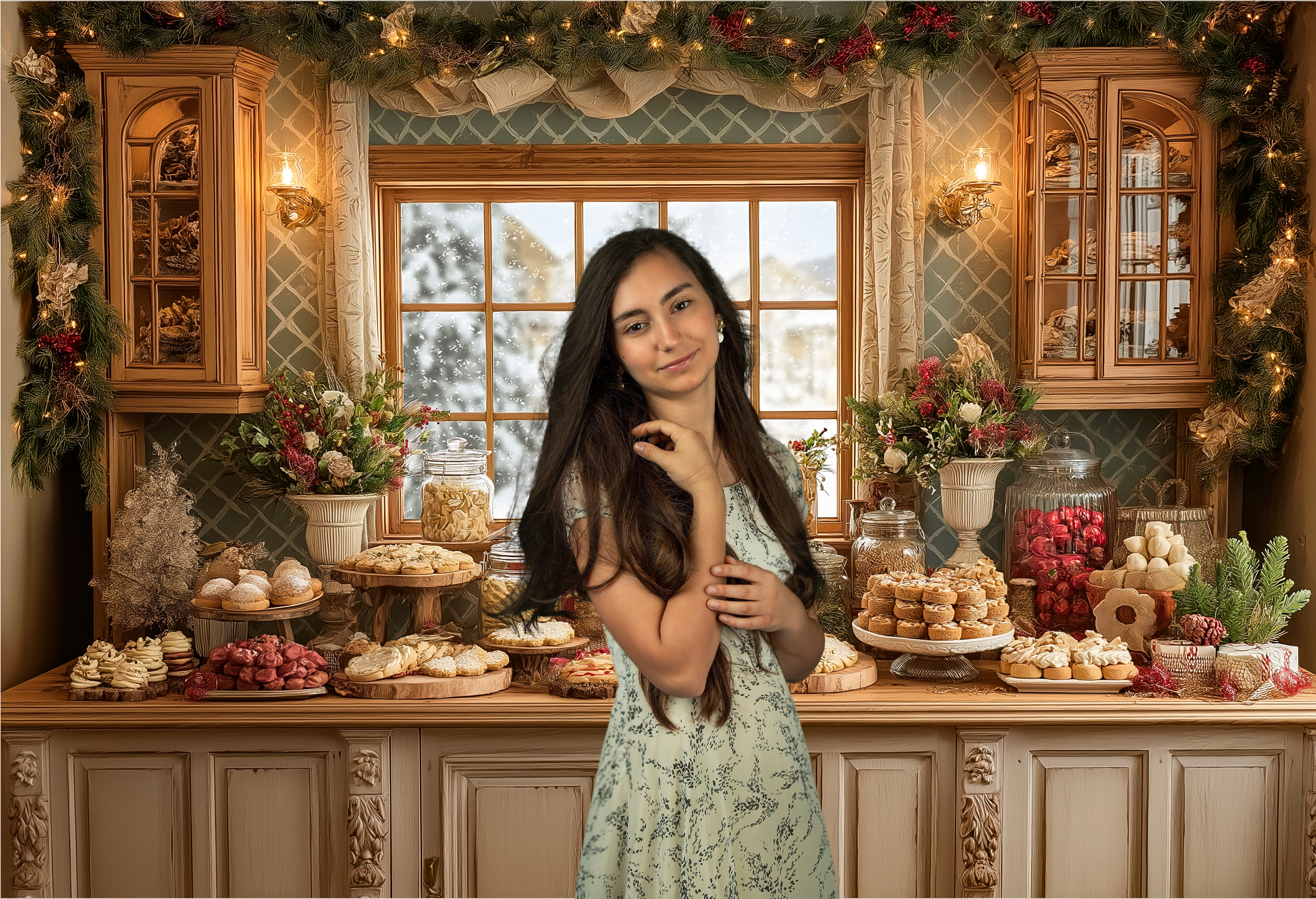 Christmas-Themed Dessert Table - Dessert Table Backdrop recensie en prijs