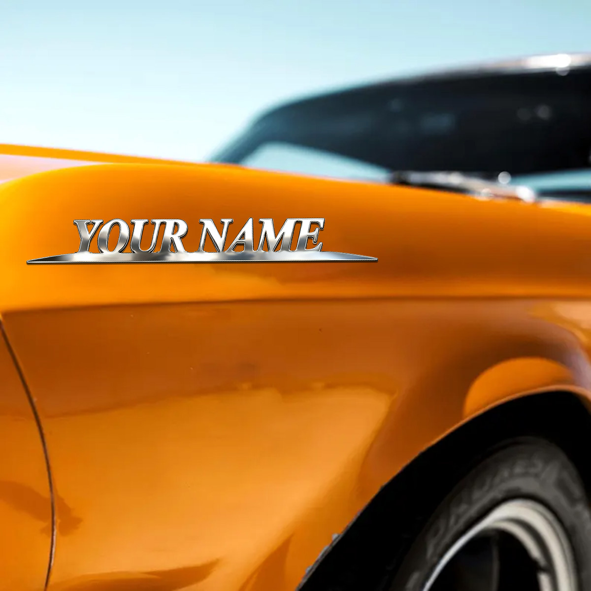 Metal Trendy YOUR NAME Sticker - Event Suppliers recensie en prijs