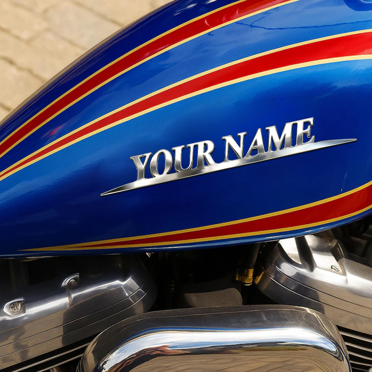 Metal Trendy YOUR NAME Sticker - Event Suppliers recensie en prijs