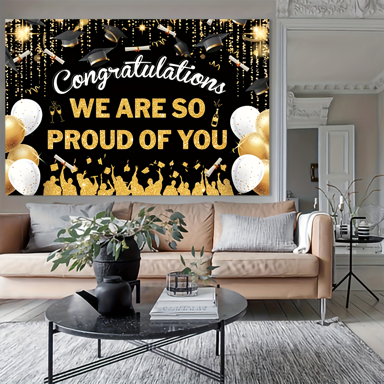2D FlatGraduation Party Banner - Party Banner Gold recensie en prijs