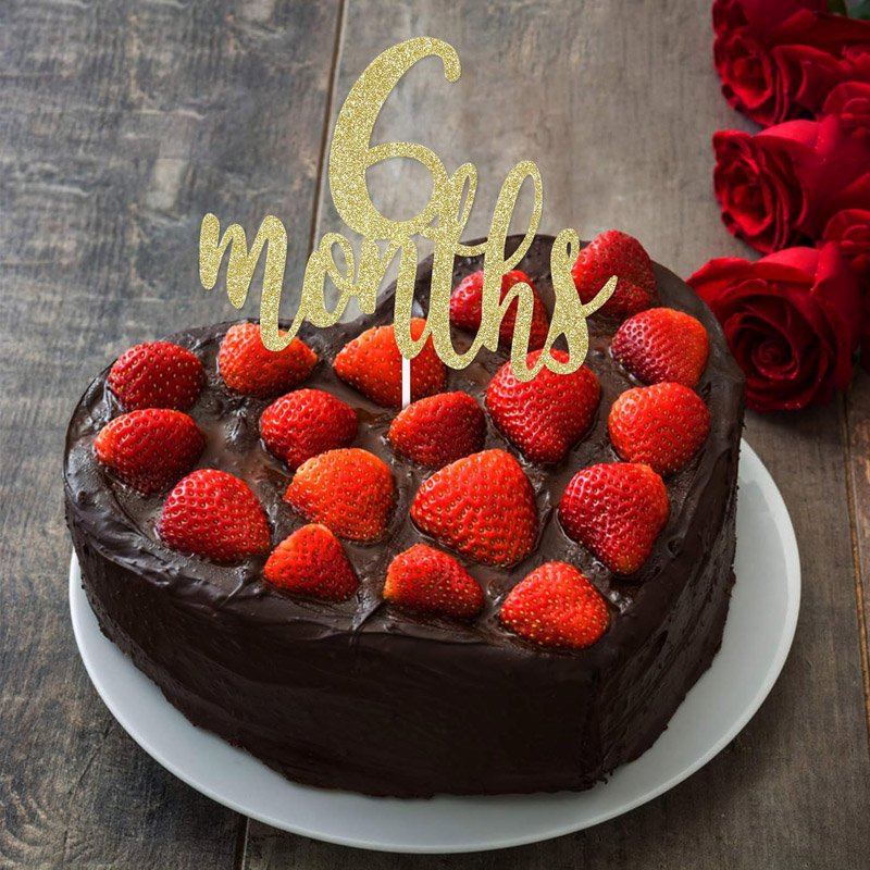 6 month Banner Happy Half Bann - Party Banner Gold recensie en prijs