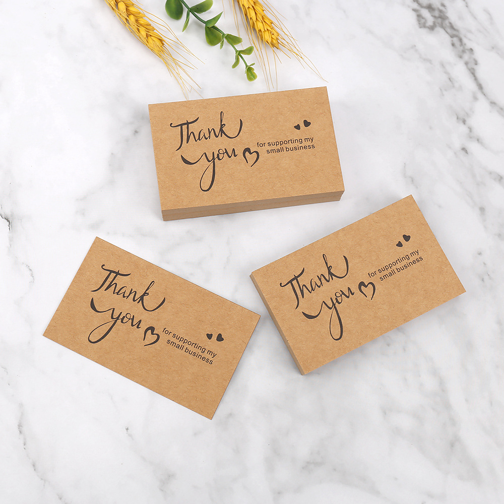 50pcs Thank You Cards Kraft Pa - Party Event Supply Store recensie en prijs