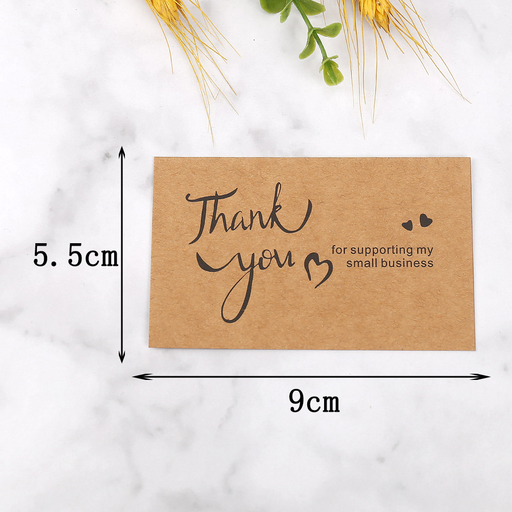 50pcs Thank You Cards Kraft Pa - Party Event Supply Store recensie en prijs
