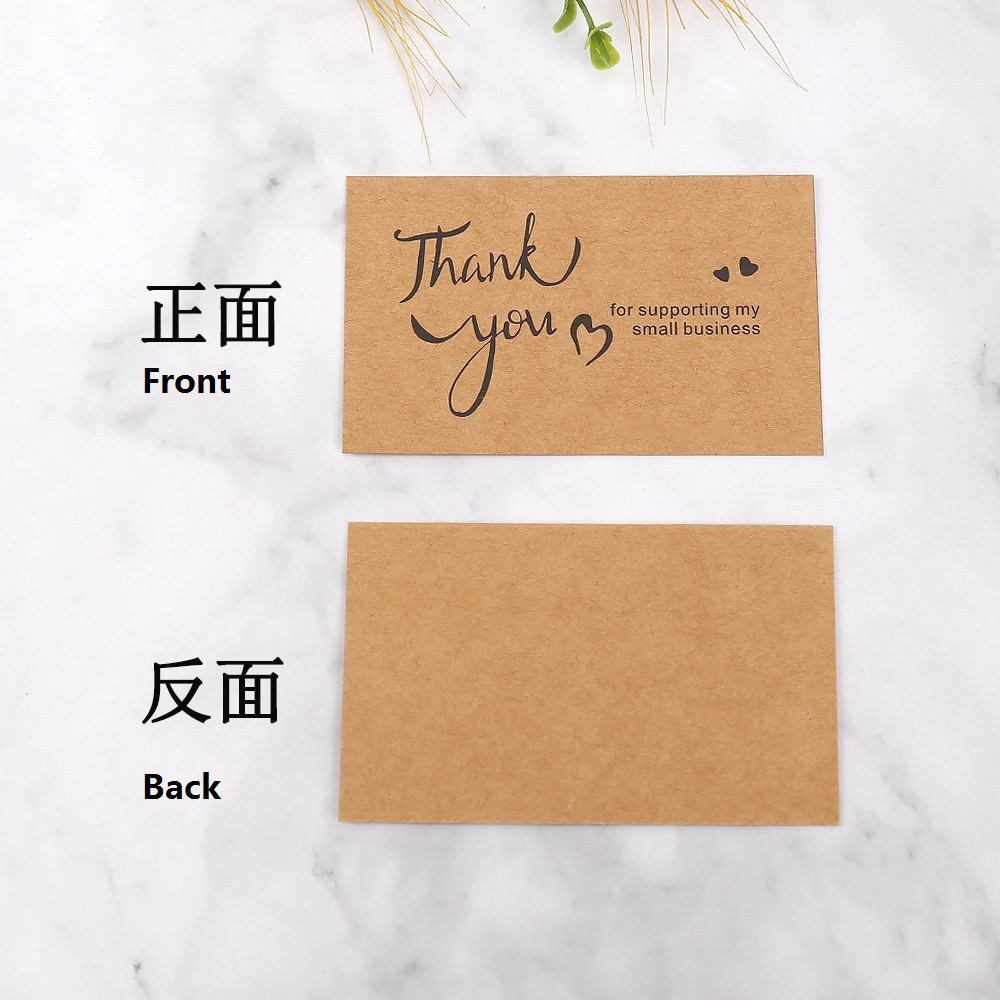 50pcs Thank You Cards Kraft Pa - Party Event Supply Store recensie en prijs