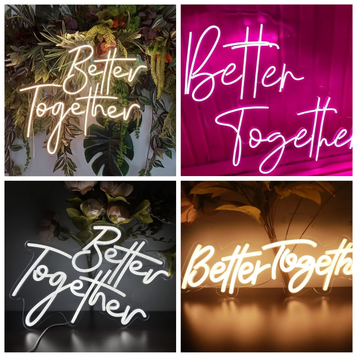 Better Together Neon Sign USB  - Neon Sign Party recensie en prijs