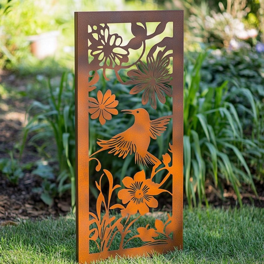Outdoor 2D Metal Garden Wall P - Flower Wall Panel recensie en prijs