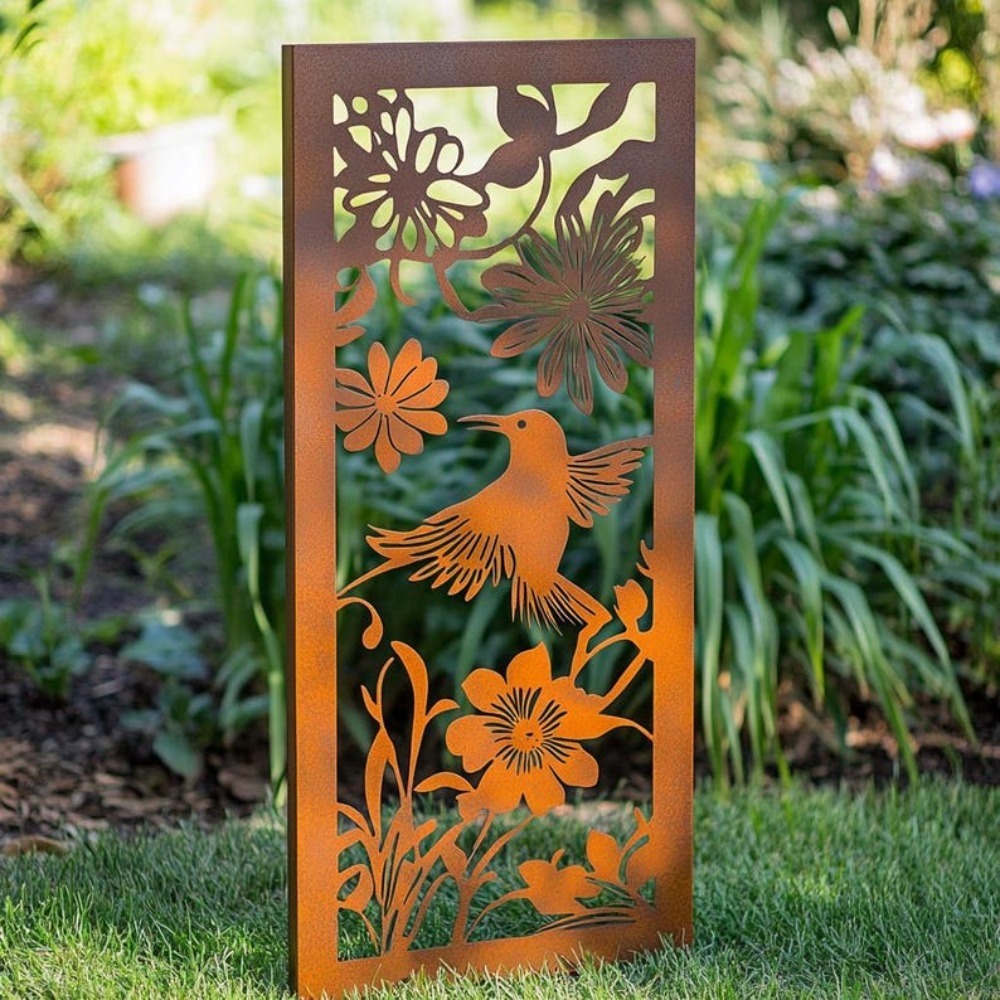 Outdoor 2D Metal Garden Wall P - Flower Wall Panel recensie en prijs