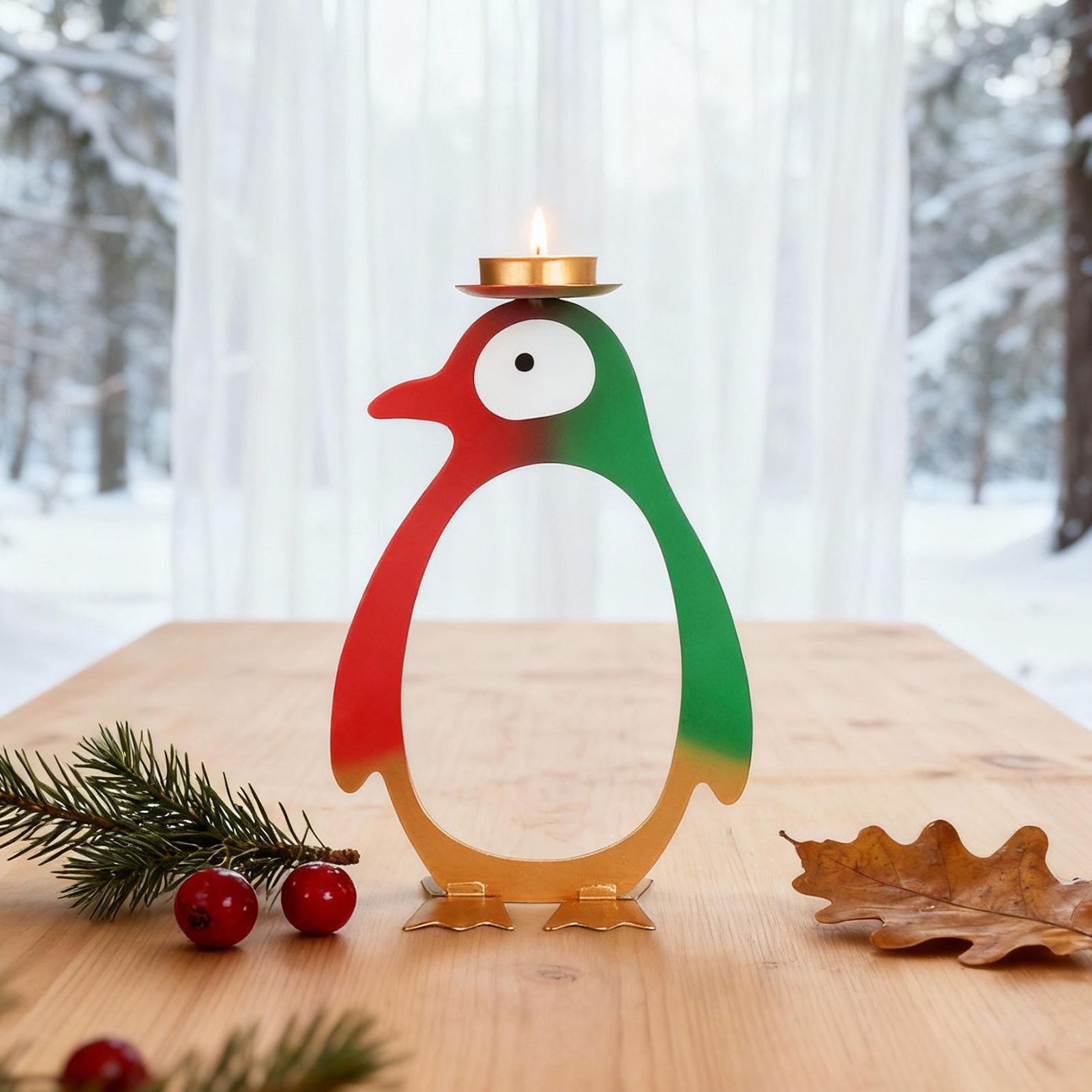 Tea Light Candle Holder Pengui - Centerpiece Stick recensie en prijs