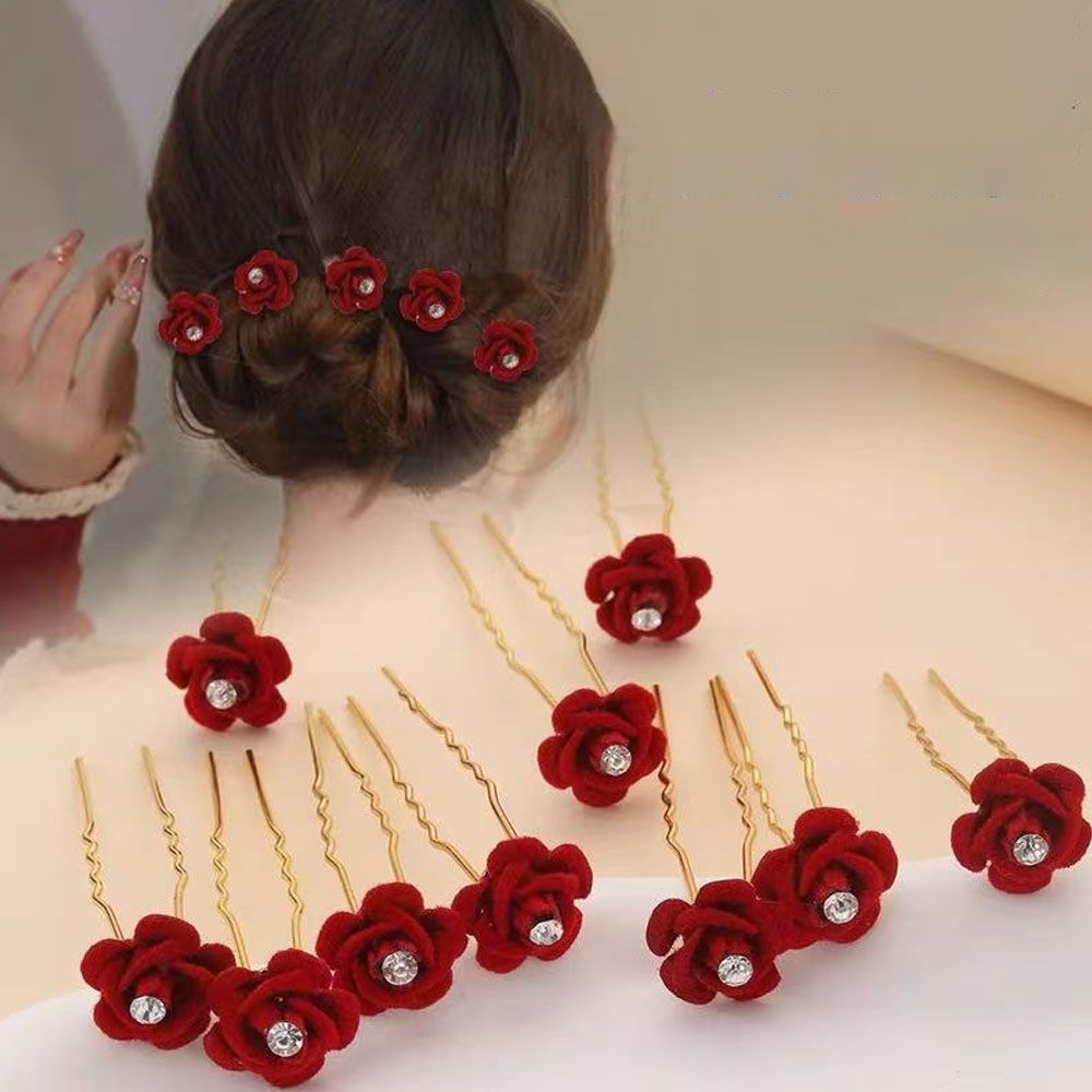 10Pcs Rose Hair Accessories We - Event Suppliers recensie en prijs