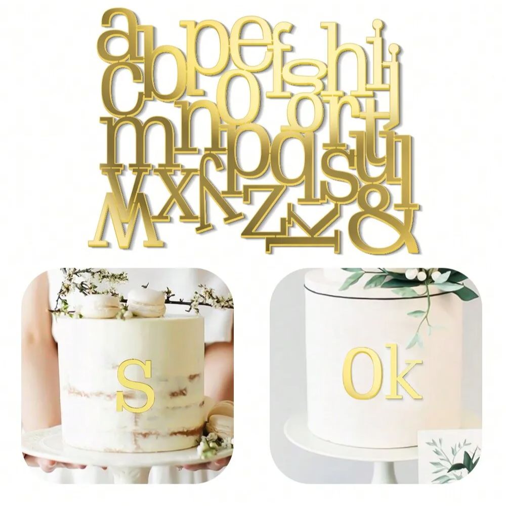 1set Golden Mirror Acrylic A-Z - Event Z recensie en prijs