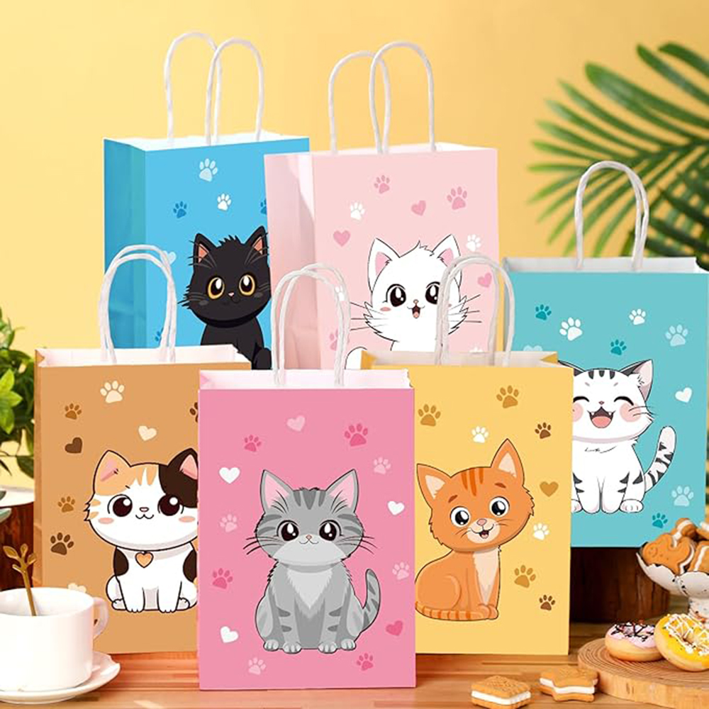 6-48Pcs Colorful Cartoon Cat P - Event Party Shop recensie en prijs