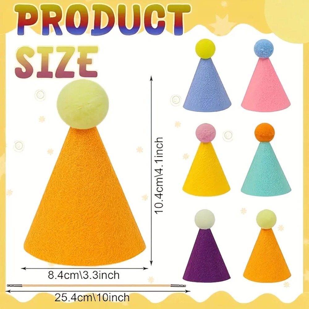 6 pcs Mini Party Hats: Lightwe - Party Hat Cone recensie en prijs
