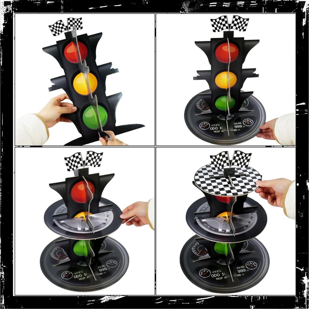 Round Cardboard 3-Tier Cupcake - Cupcake Stand Tier recensie en prijs