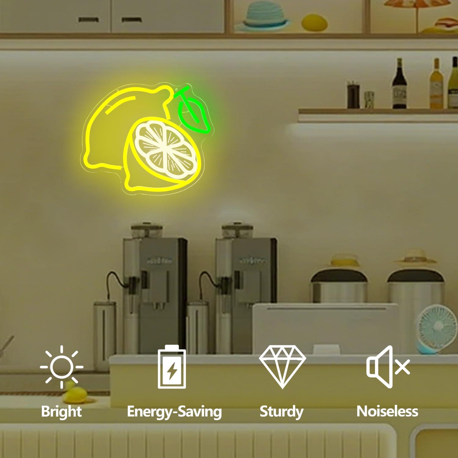 Lemon Neon Sign Dimmable LED L - Neon Sign Party recensie en prijs