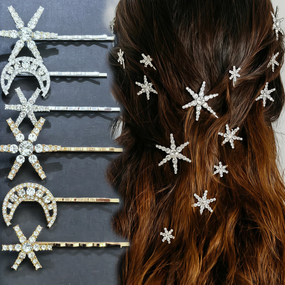 3/4 pcs set Crystal Star Hairp - Event Suppliers recensie en prijs