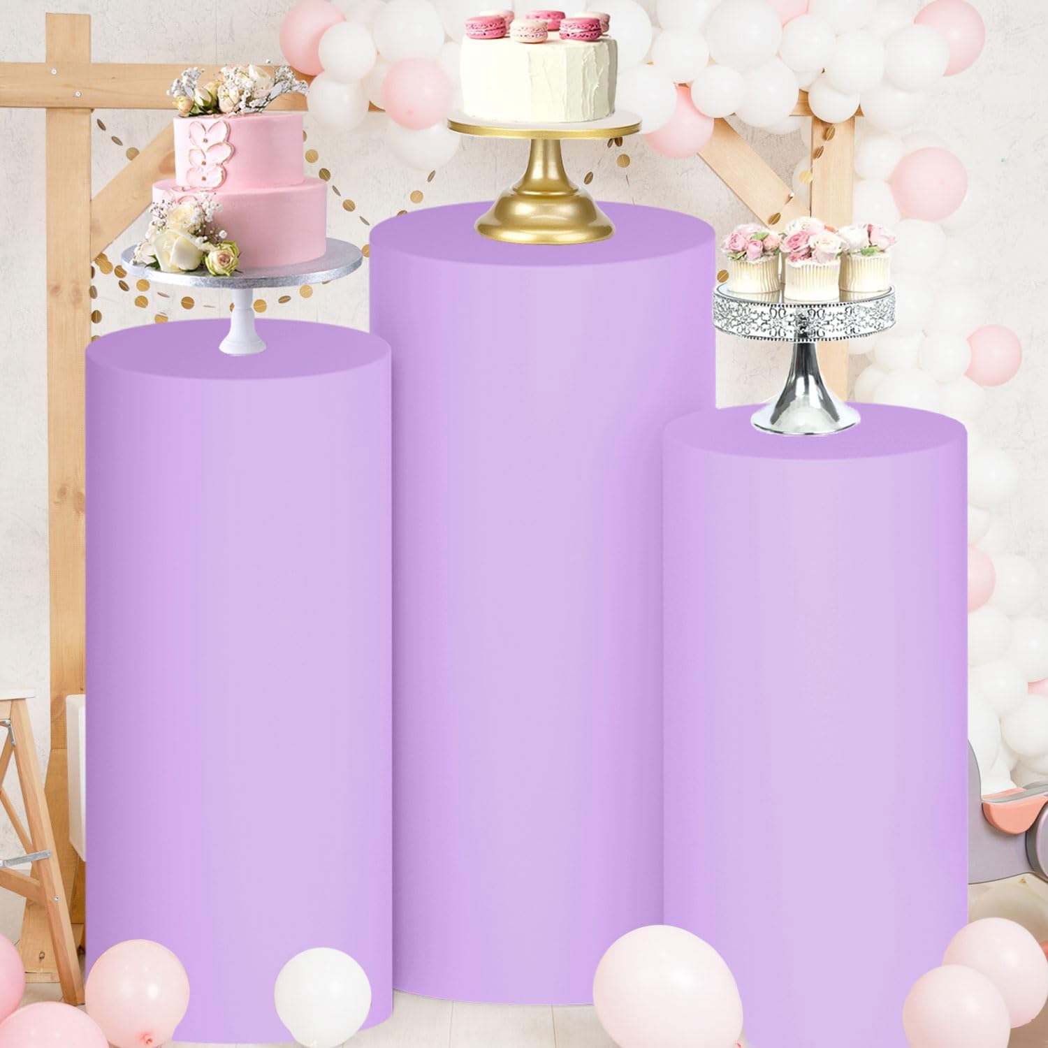 Yeele Purple Cylinder Stand Co - Dessert Table Backdrop recensie en prijs