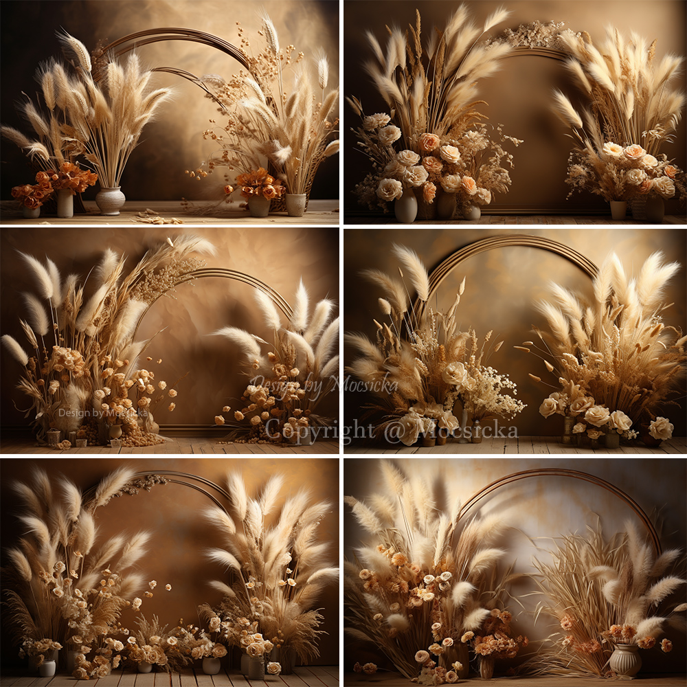 Mocsicka Boho Retro Brown Phot - Dessert Table Backdrop recensie en prijs