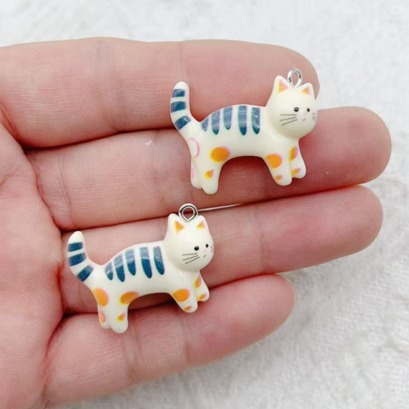 10pcs resin cartoon cat animal - Event Party recensie en prijs