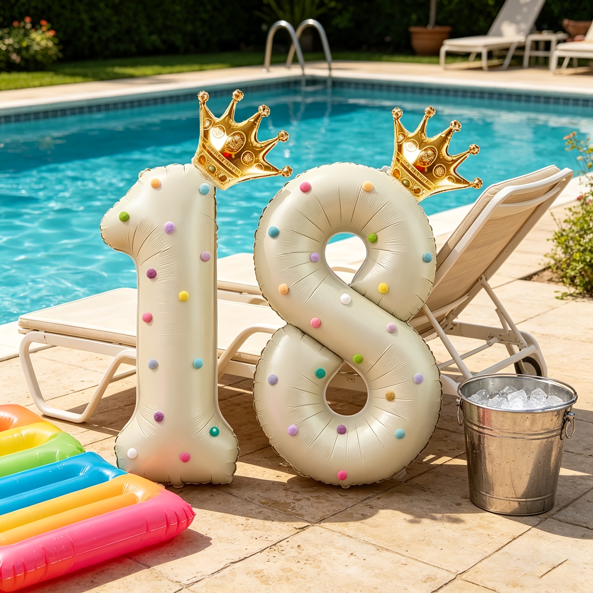 Large 40inch Cream-Colored Num - Party Event Supply Store recensie en prijs
