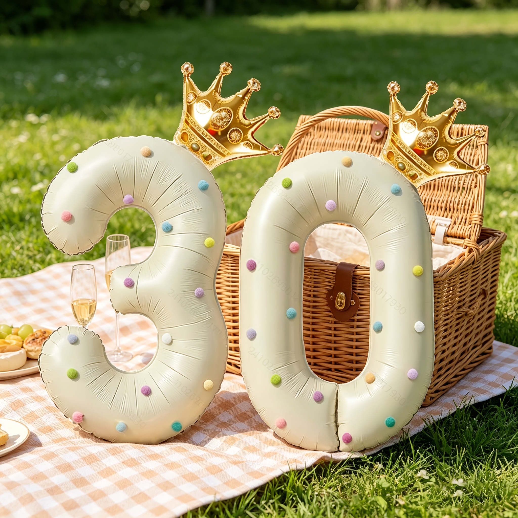Large 40inch Cream-Colored Num - Party Event Supply Store recensie en prijs