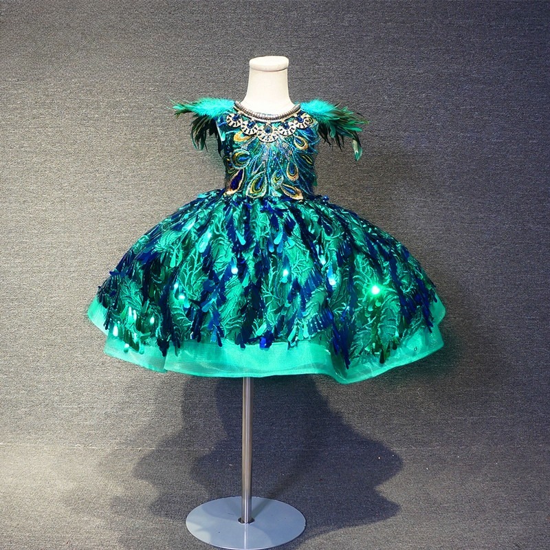 Kids Girls Green Sequin Short  - Glitter Tablecloth recensie en prijs
