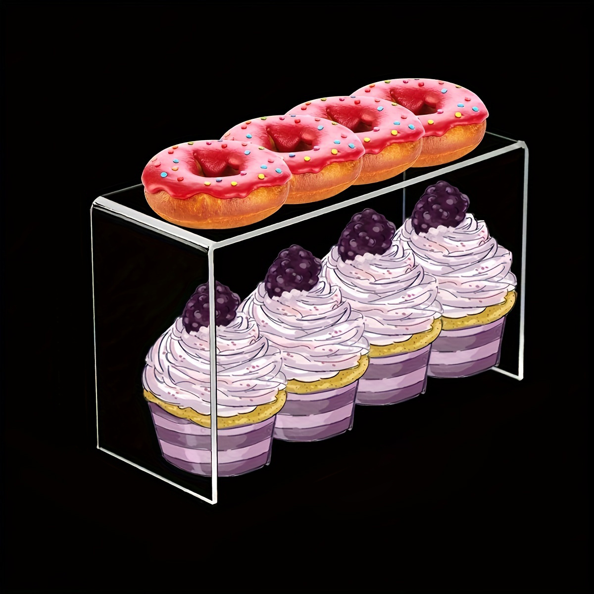 5pcs Acrylic Dessert Display S - Cupcake Stand Tier recensie en prijs