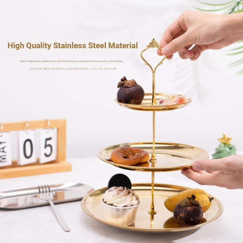 Gold Silver 2/3-Tier Cake Stan - Cupcake Stand Tier recensie en prijs
