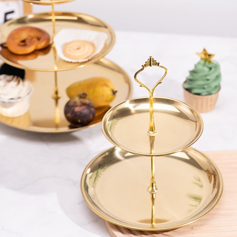 Gold Silver 2/3-Tier Cake Stan - Cupcake Stand Tier recensie en prijs