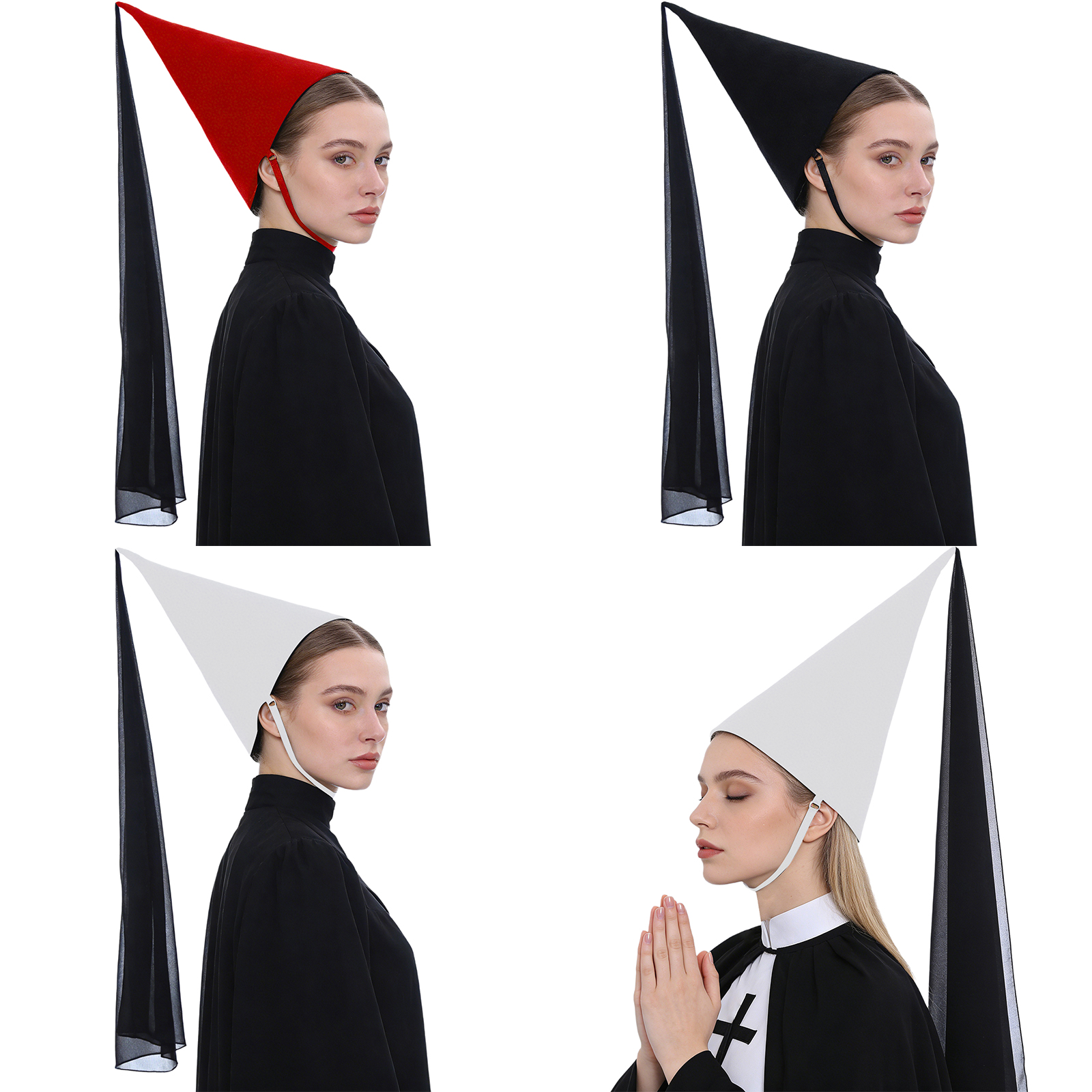 1Pcs Women Medieval Hennin Hat - Party Hat Cone recensie en prijs