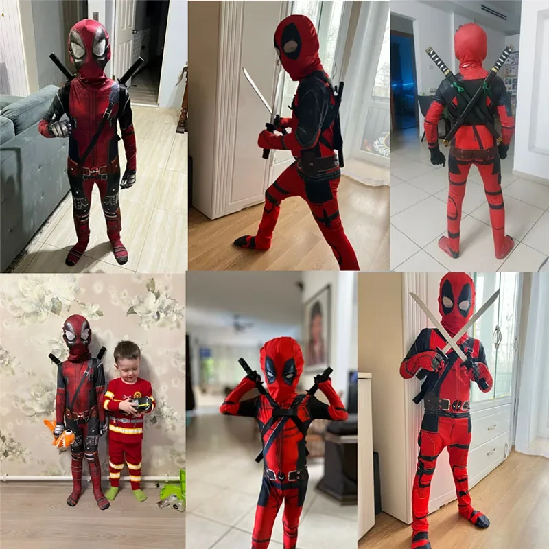 3-12Y Kids Deadpool Costume wi - Party Favor Bag recensie en prijs