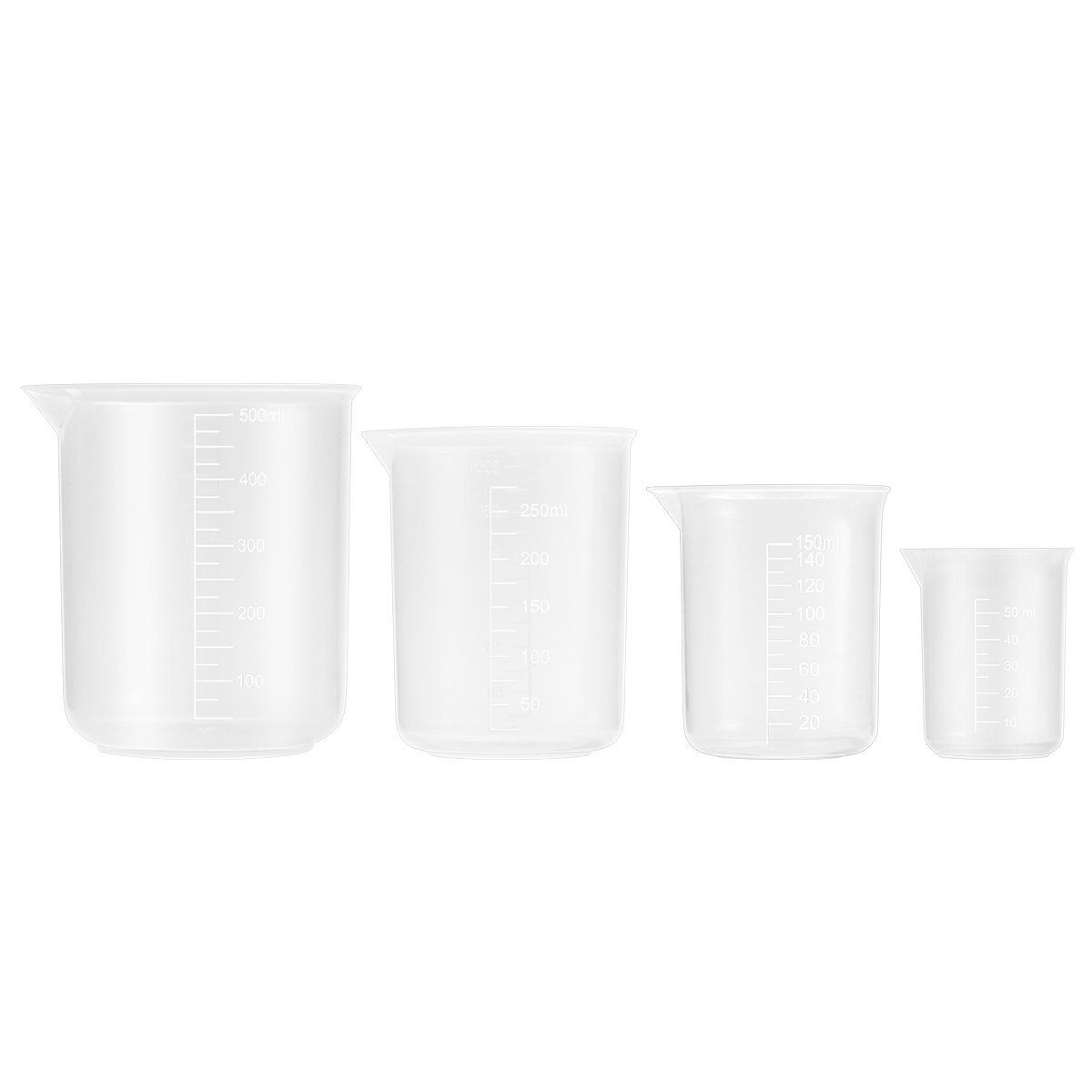 4pcs 50Ml 150Ml 250Ml 500Ml Pl - Plastic Cup 50Pcs recensie en prijs