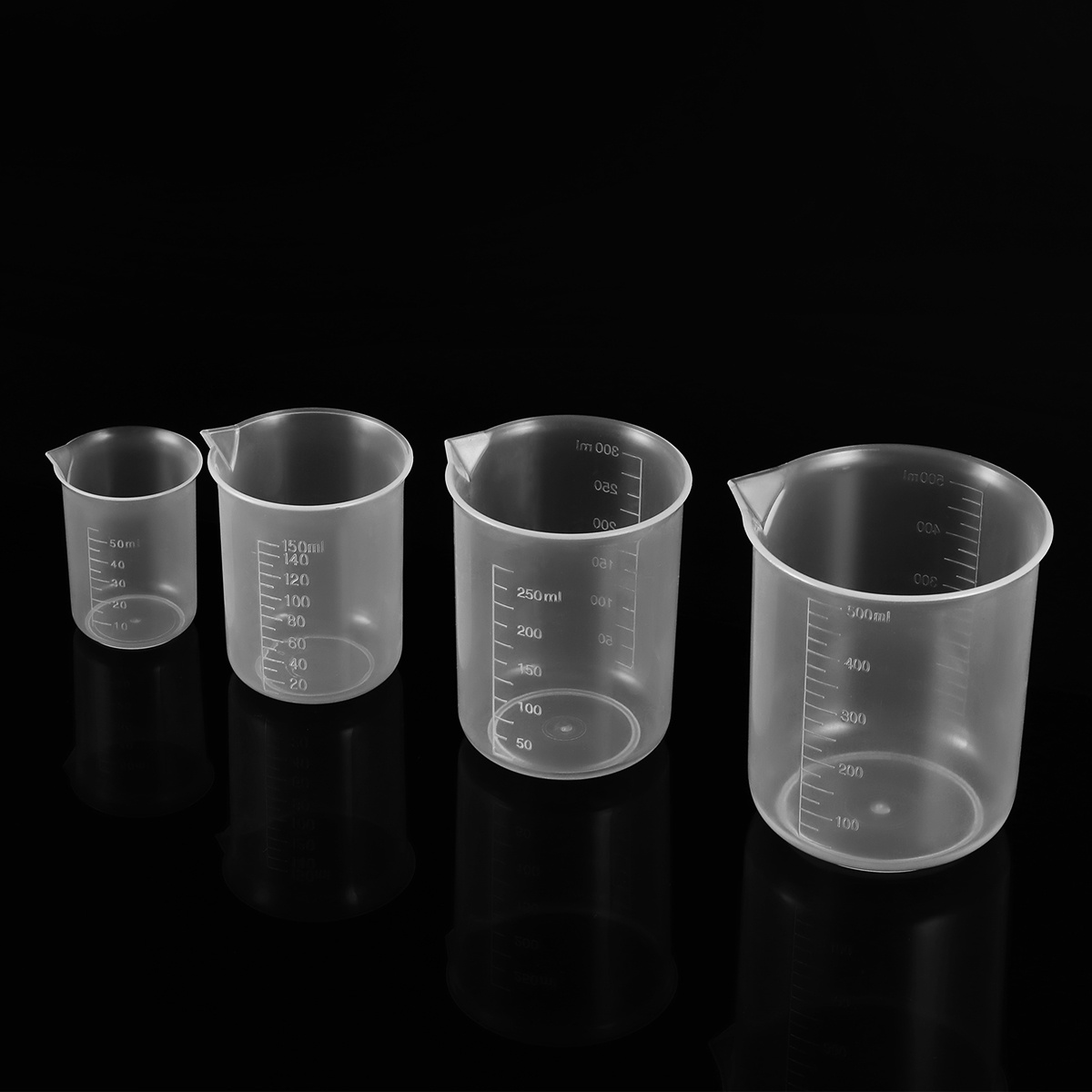 4pcs 50Ml 150Ml 250Ml 500Ml Pl - Plastic Cup 50Pcs recensie en prijs