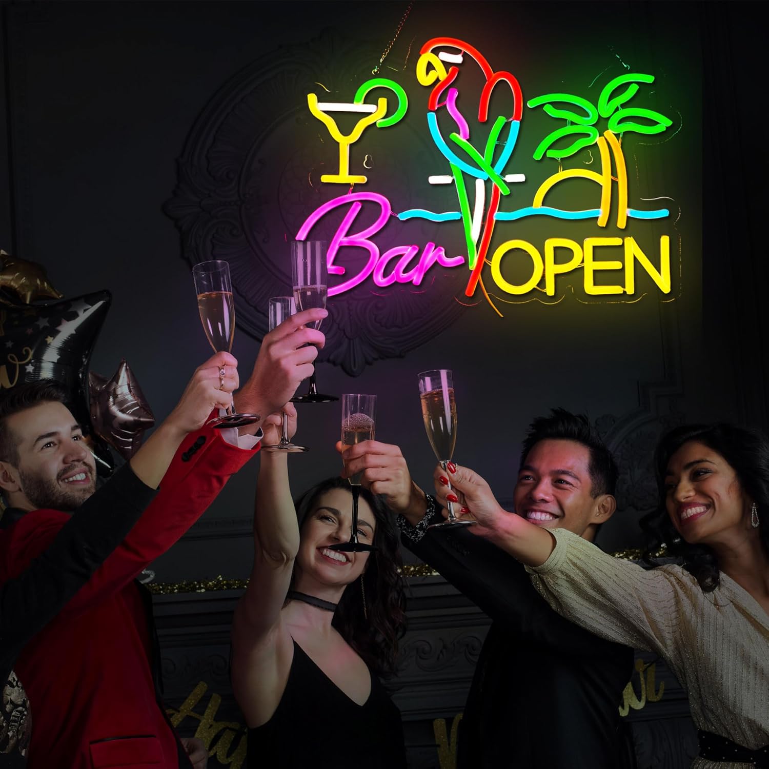 Bar Open Neon Sign Business Ar - Neon Sign Party recensie en prijs