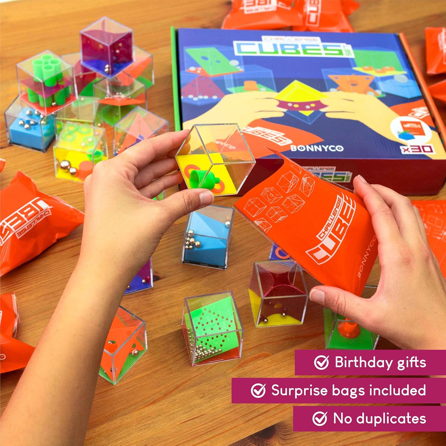 Brain Teaser Puzzles Cubes Pac - Party Favor Bag recensie en prijs