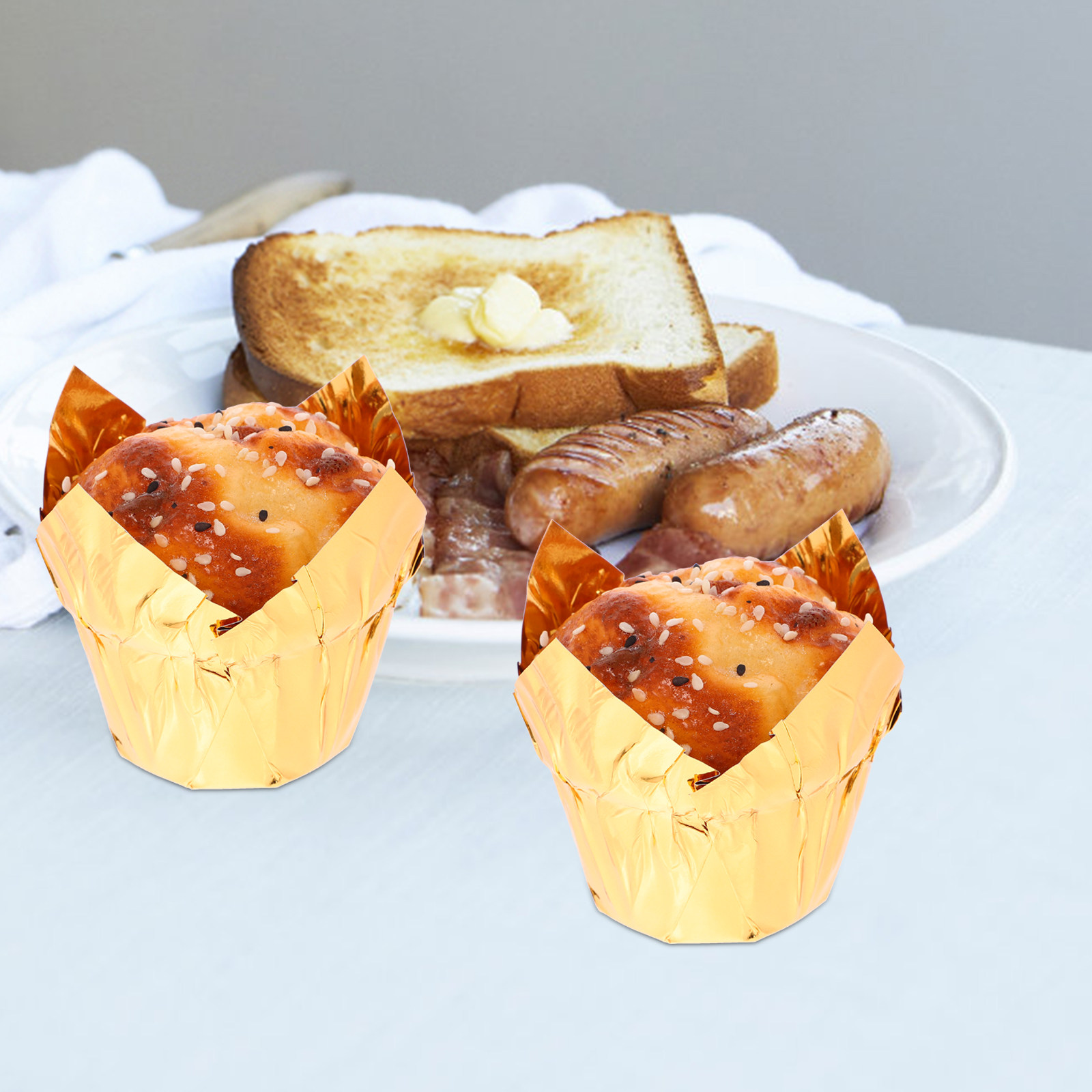 50Pcs Muffin Cup Heat-Resistan - Plastic Cup 50Pcs recensie en prijs