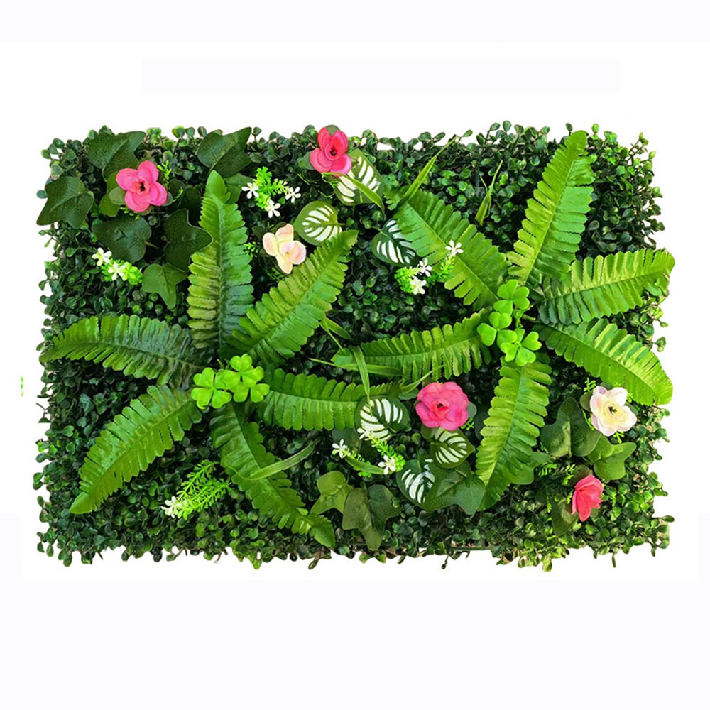 1PC Artificial Simulation Gree - Flower Wall Panel recensie en prijs