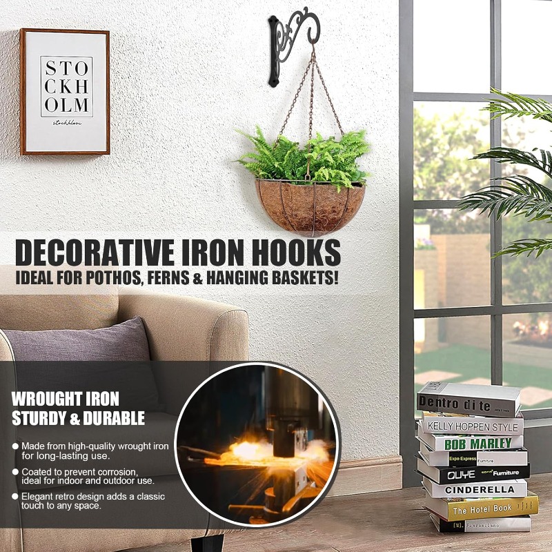 1PC Wall Mounted Bracket Iron  - Flower Wall Panel recensie en prijs