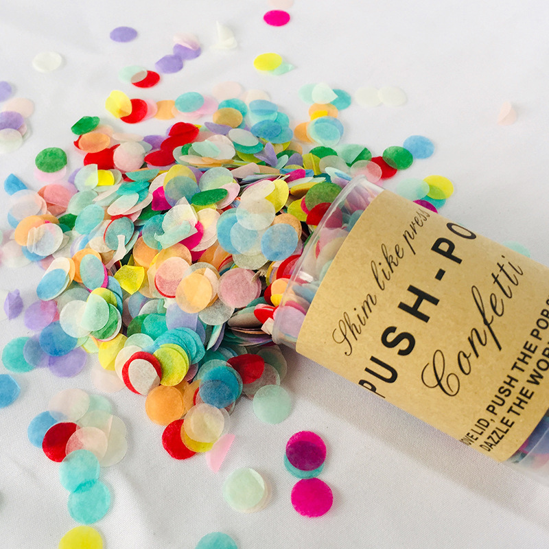 2pcs Multicolor Paper Scrap Fo - Confetti Cannon Tube recensie en prijs