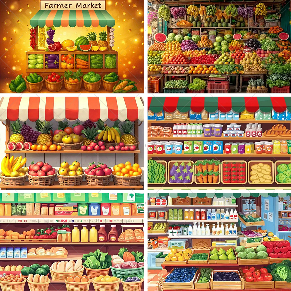 Colorful Supermarket Shelf Bac - Party Event Supply Store recensie en prijs