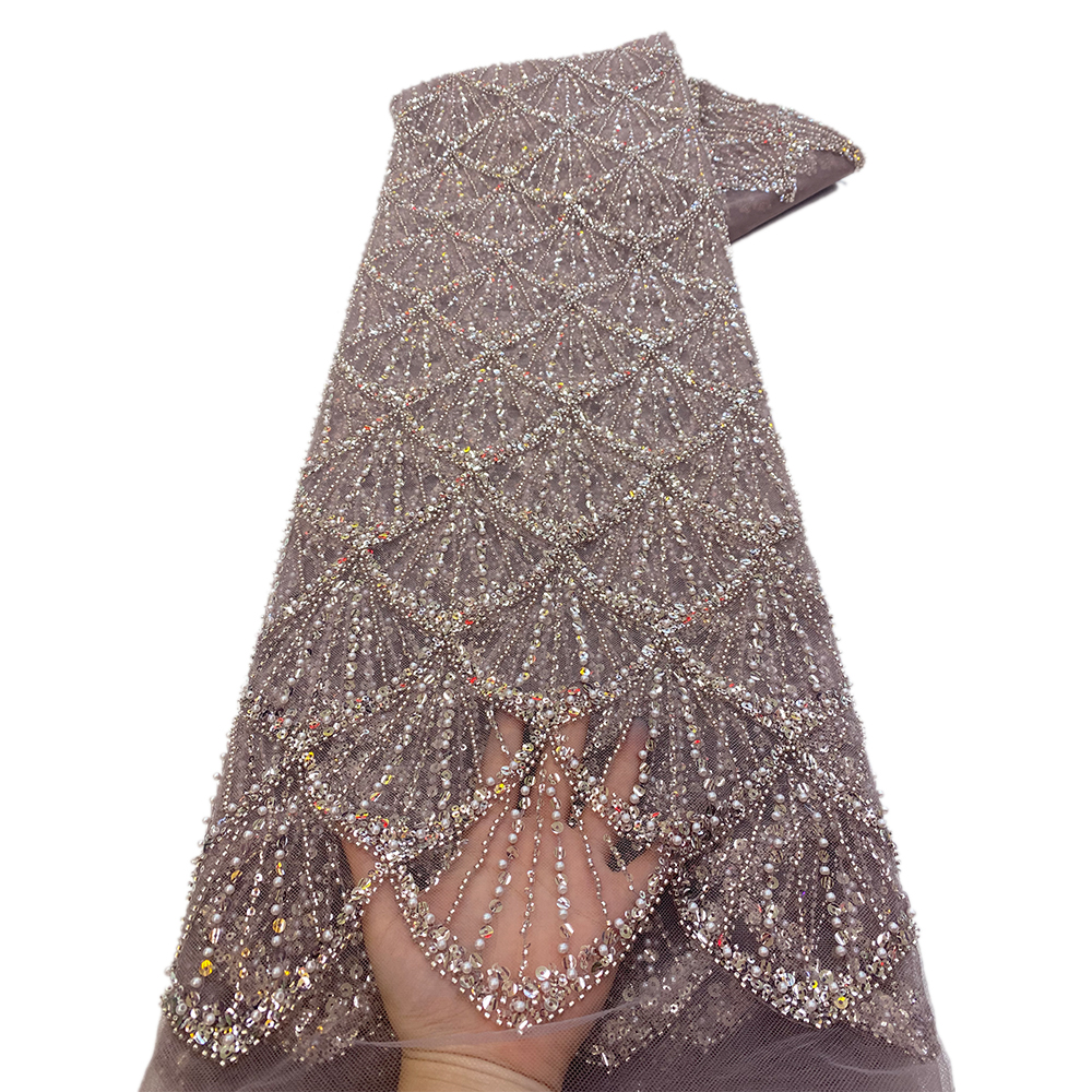 African Beaded Lace Fabric Fre - Glitter Tablecloth recensie en prijs
